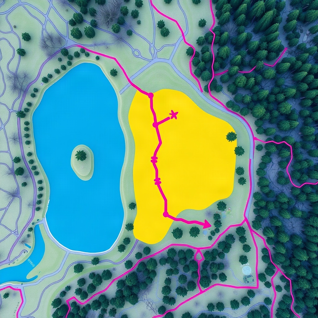 Park sprint map detail